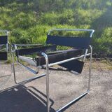 Pair of Wassily Armchairs reissue by Marcel Breuer