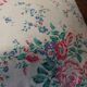Coussin vintage tissu à fleurs 40 X 45 cm