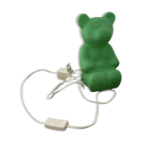 JELLY BEAR lamp, green teddy bear night light