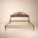 Aurora frame bed by Luciano Frigerio for Frigerio di Desio 1970
