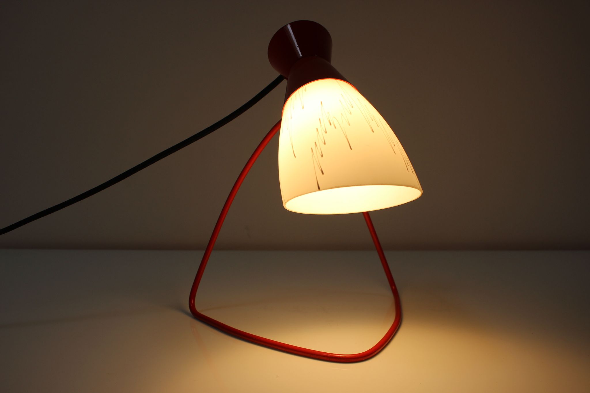 Mid-century table lamp designed by Josef Hurka for Napako, 1960's.