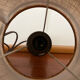 Vintage turned foot lamp