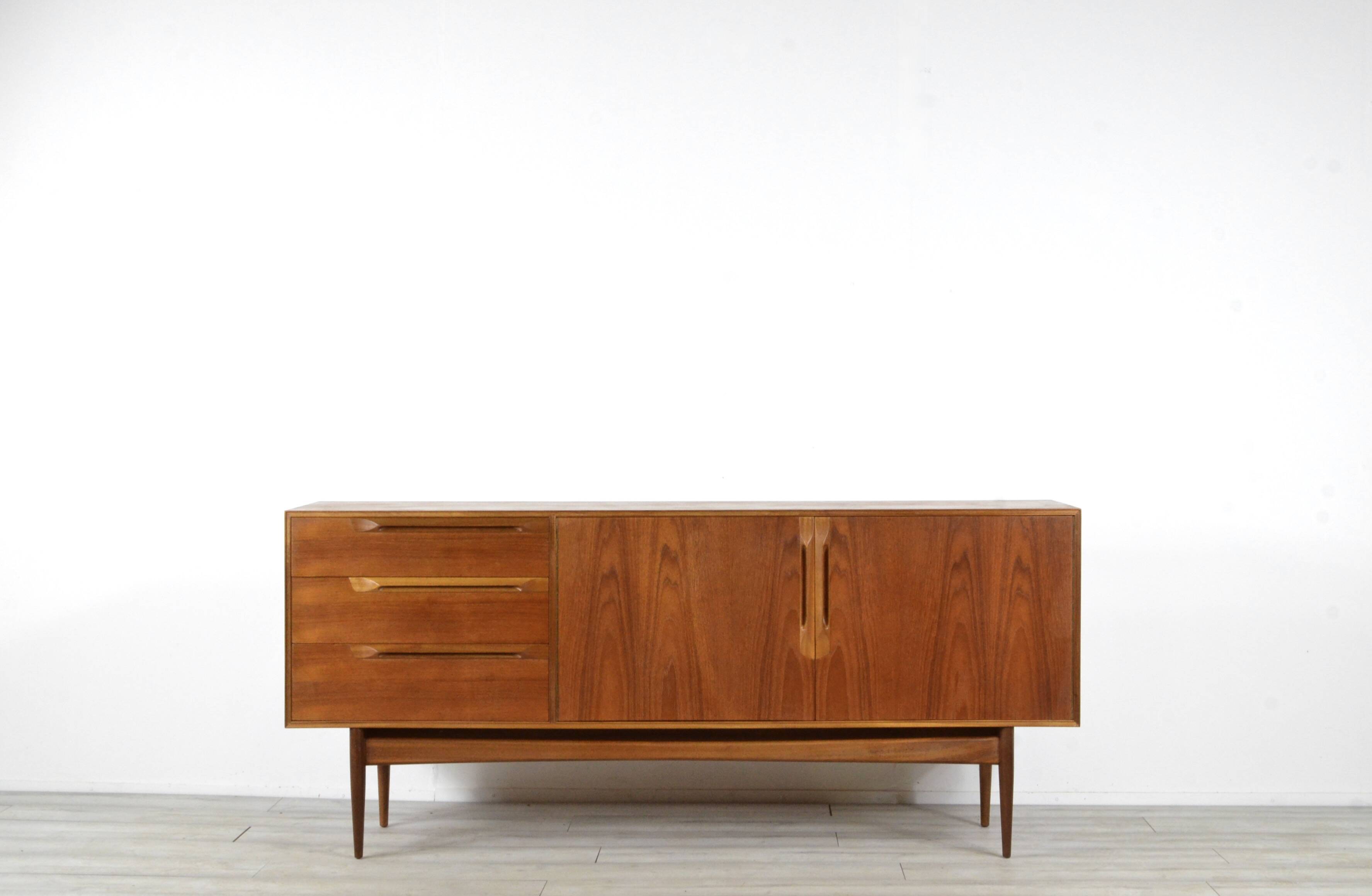 Rare Vintage Midcentury Mc Intosh Teak Sideboard / Long John.