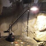 Desk lamp with pendulum