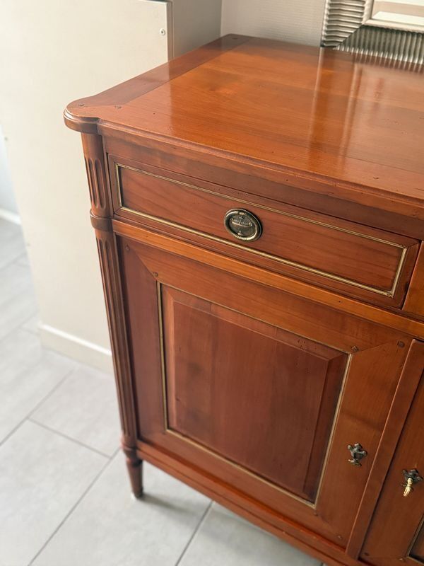 Louis XVI cherry wood sideboard
