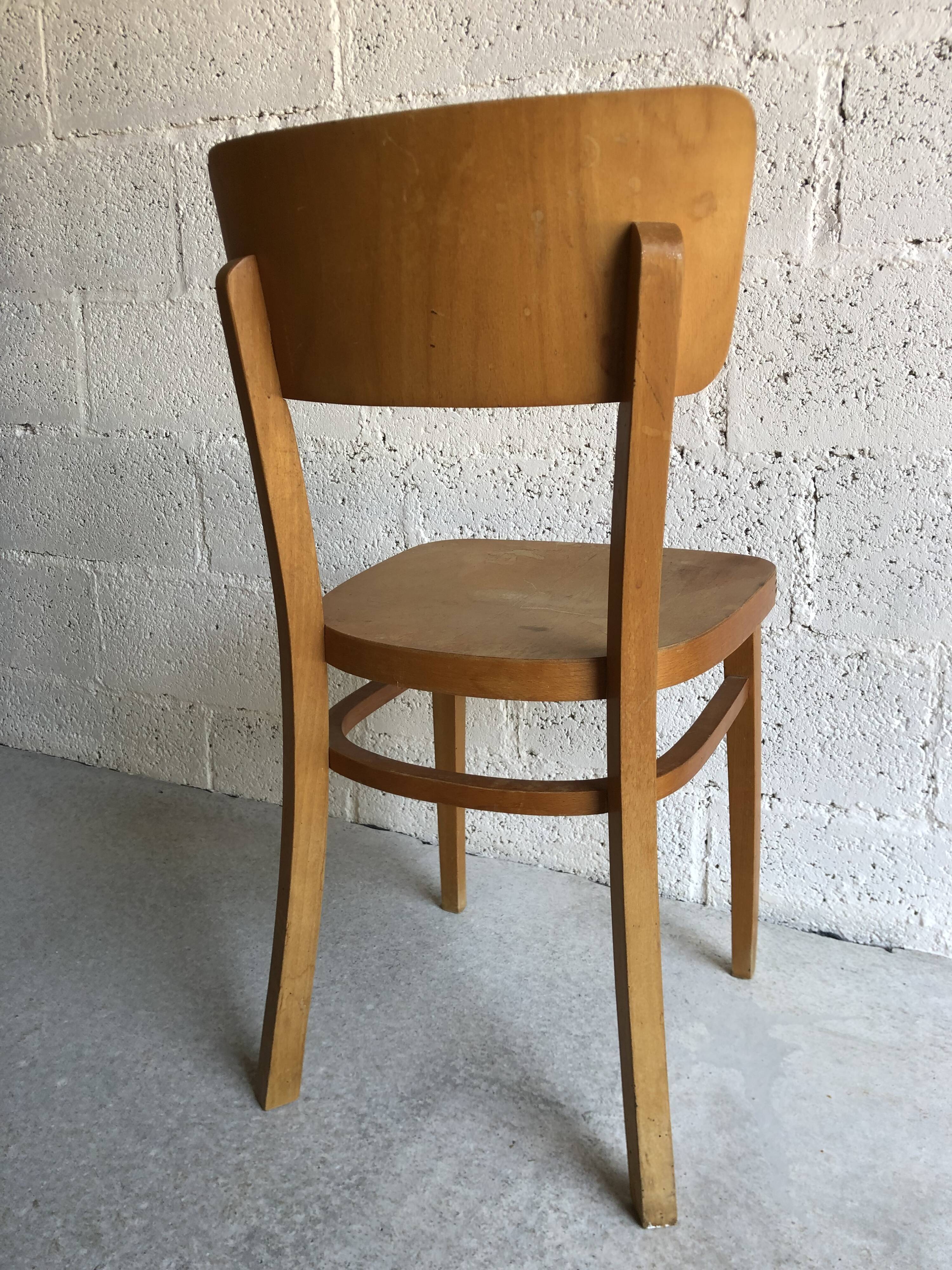 3 chaises bistrot Thonet