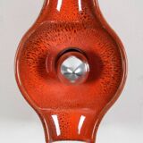 Space Age Fat Lava ceramic wall light by Cari Zalloni for Leola, 1970s