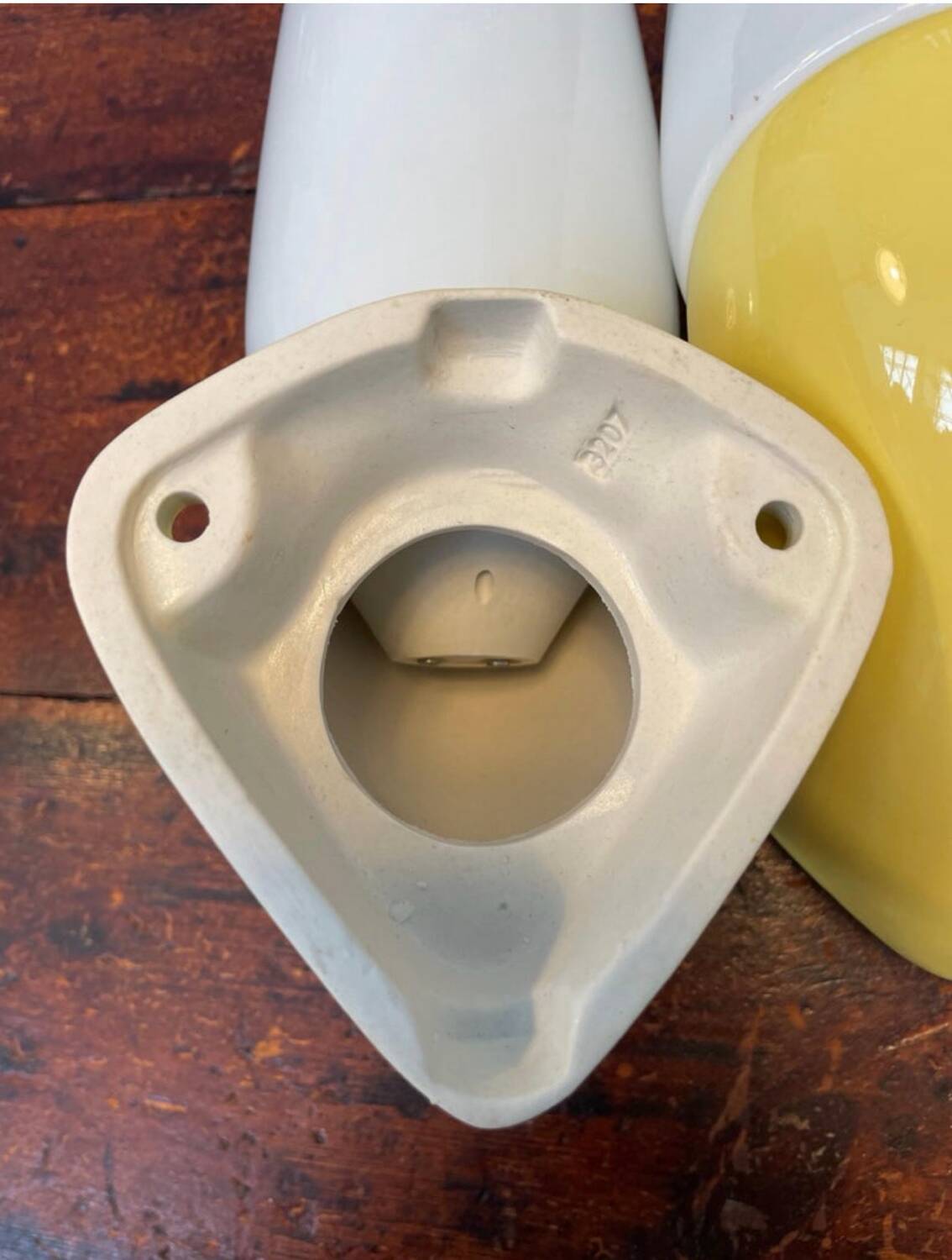 Vintage Bathroom Lamps in Ceramic by Ifö of Sweden with Opaline Shades from the 1960s