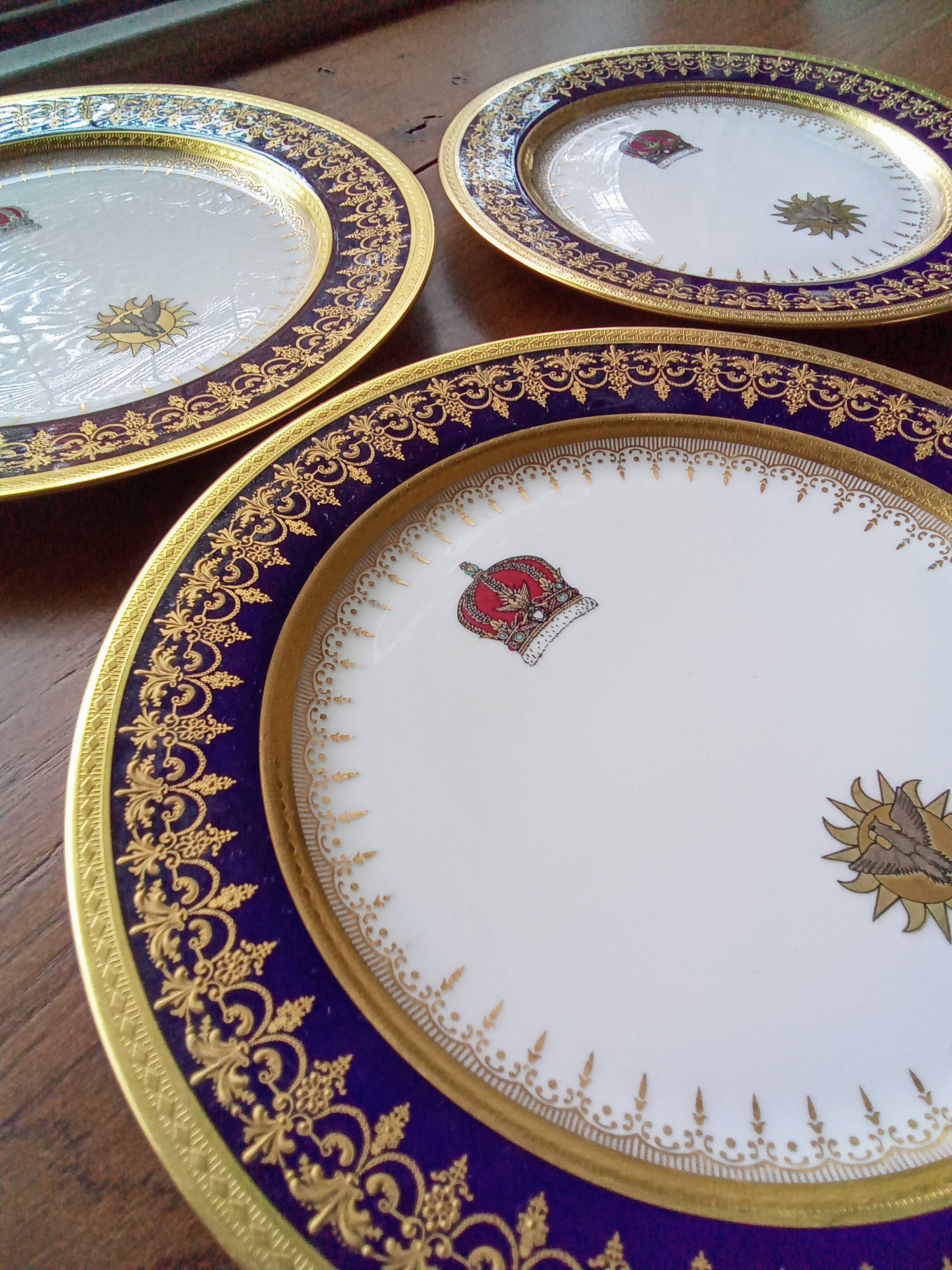 Set of Bokassa plates