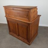 Solid oak shop counter
