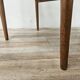Fauteuil suédois en bois et tissu marron