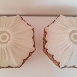 Pair of vintage lampshades