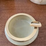 Vintage smoking set 70s in onyx