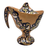 Coupe couverte de Gabrielle Mackiewicz en céramique France Vintage 1960