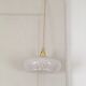 White Clichy glass pendant lamp