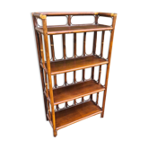 Vintage bamboo rattan shelf