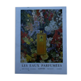 Old advertising lanvin scented waters, 50s