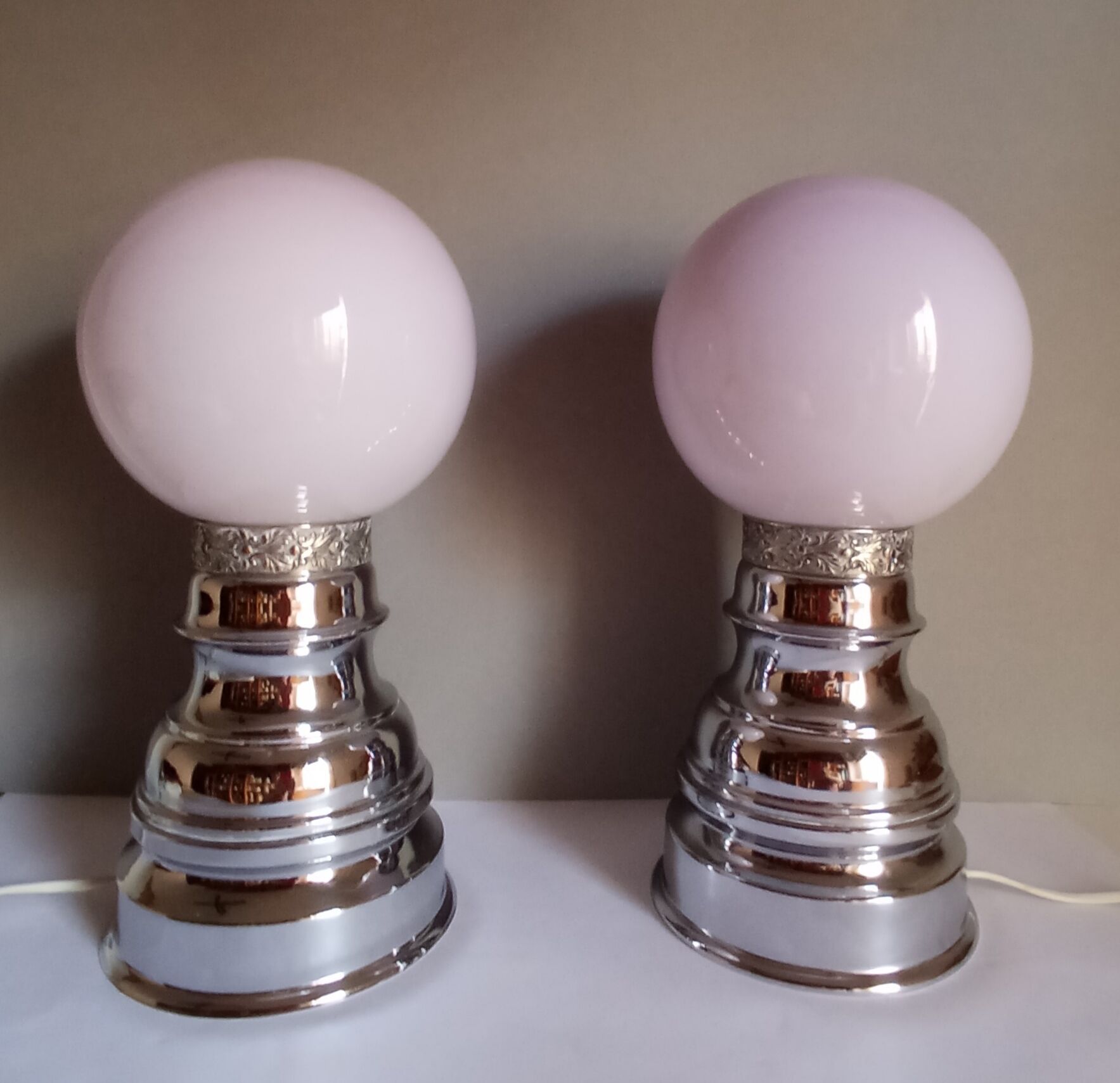 Pair of vintage lamps