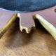 Vintage sun mirror in golden resin 60s/70s