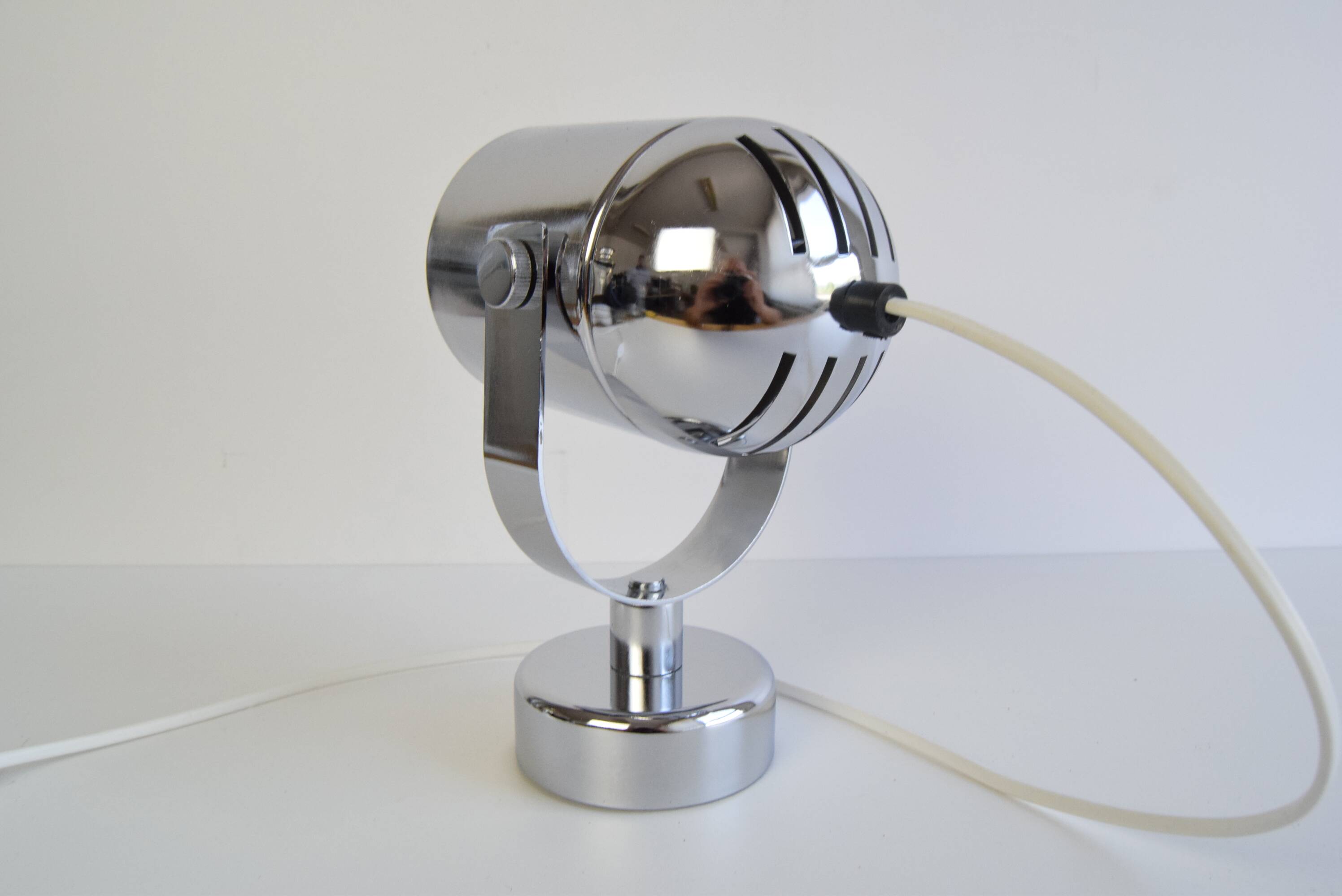 Chrome wall Lamp by Stanislav Indra for Combi Lux, 1970's.