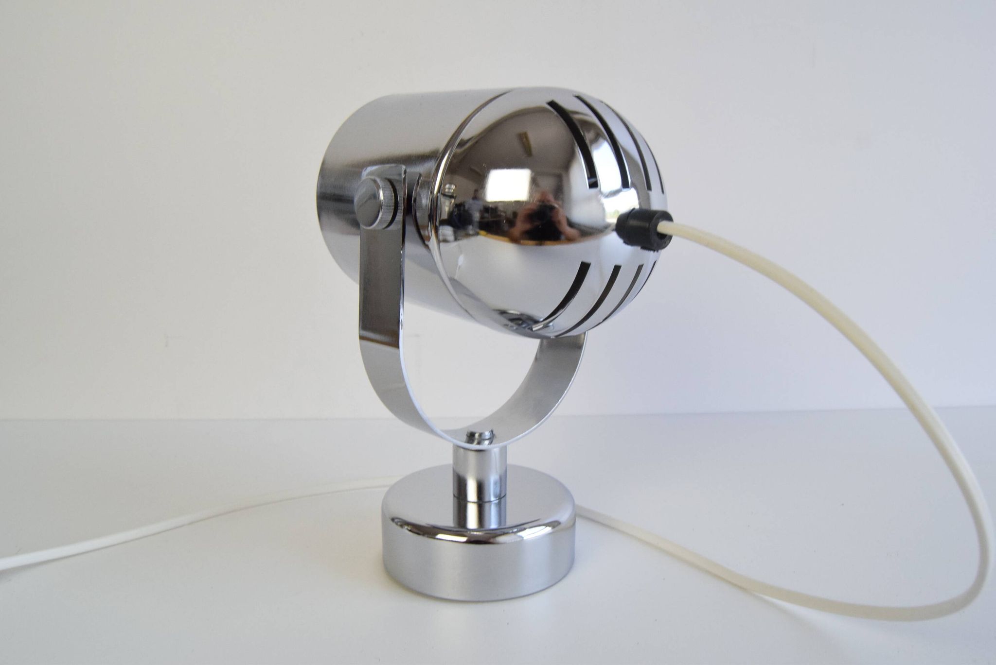 Chrome wall Lamp by Stanislav Indra for Combi Lux, 1970's.