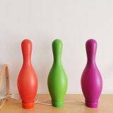 Knockoff lamp by Josh Owen for Bozart orange/freen/purple