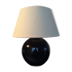 Vintage lamp 70-80 black ceramic ball