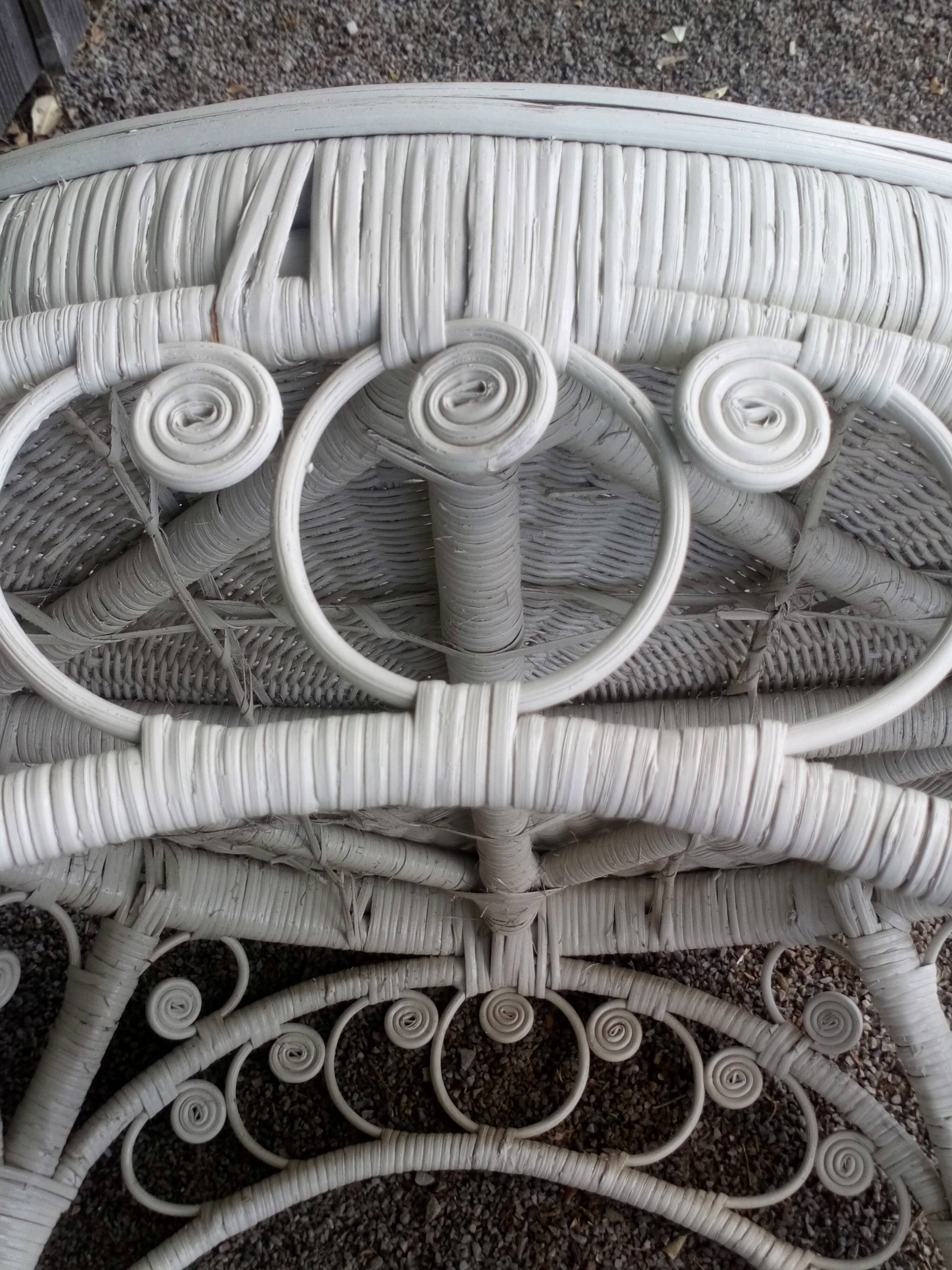 Peacock Rattan Roundtable 1960