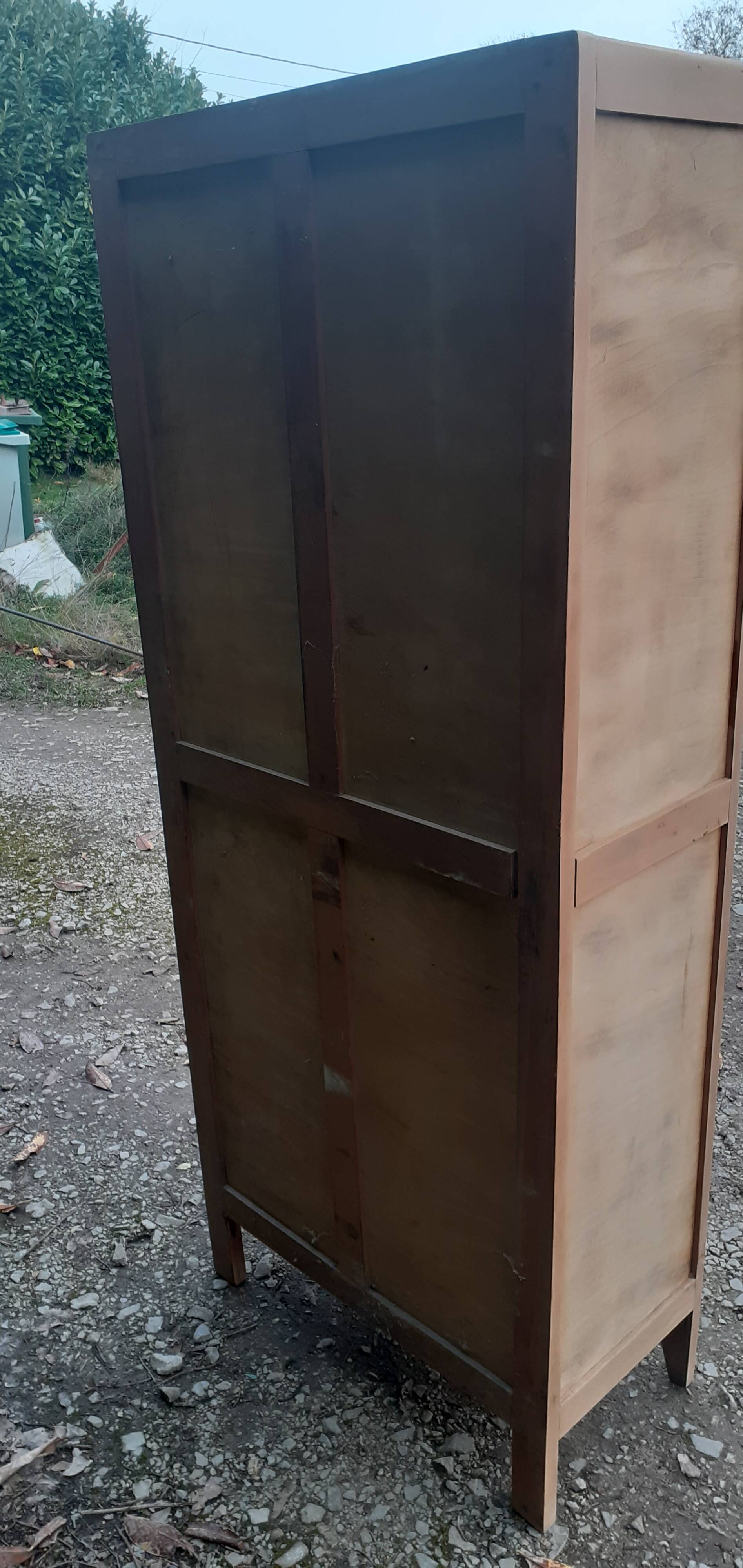 Parisian wardrobe 1 door 1 wardrobe beech raw wood