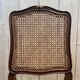 Set of 6 Louis XV chairs in walnut and cane