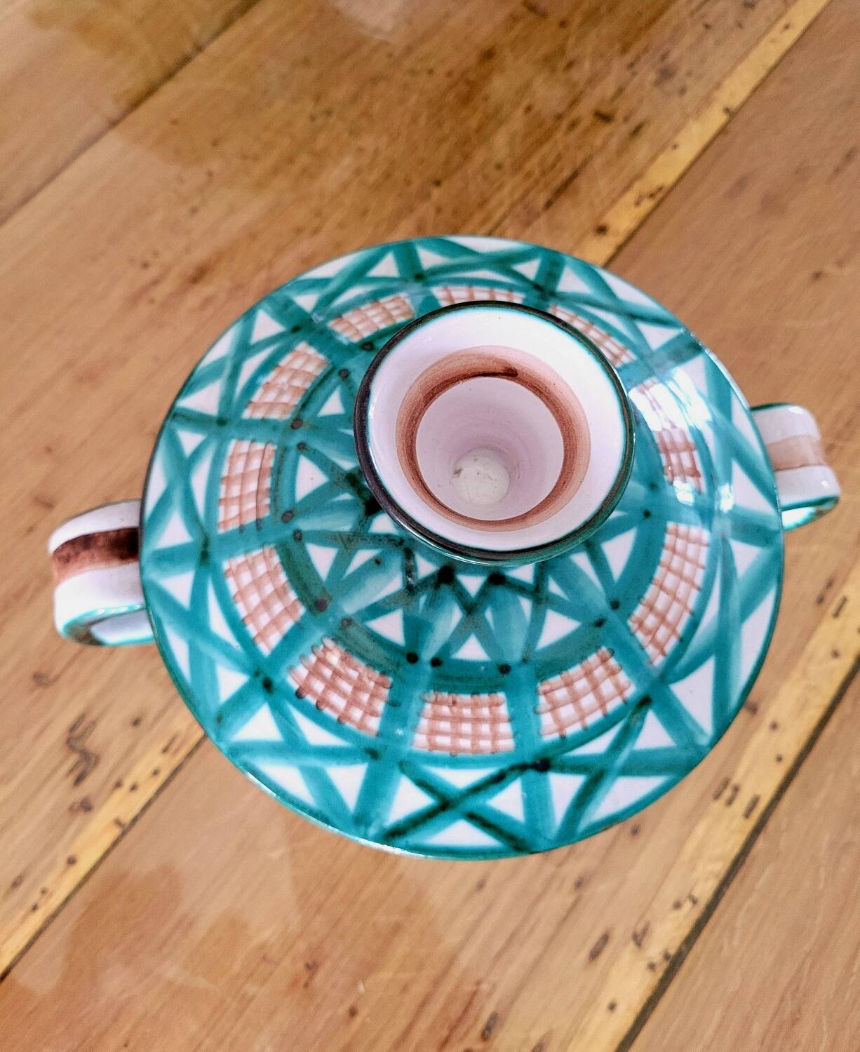 Small soup tureen Robert Picault Vallauris France