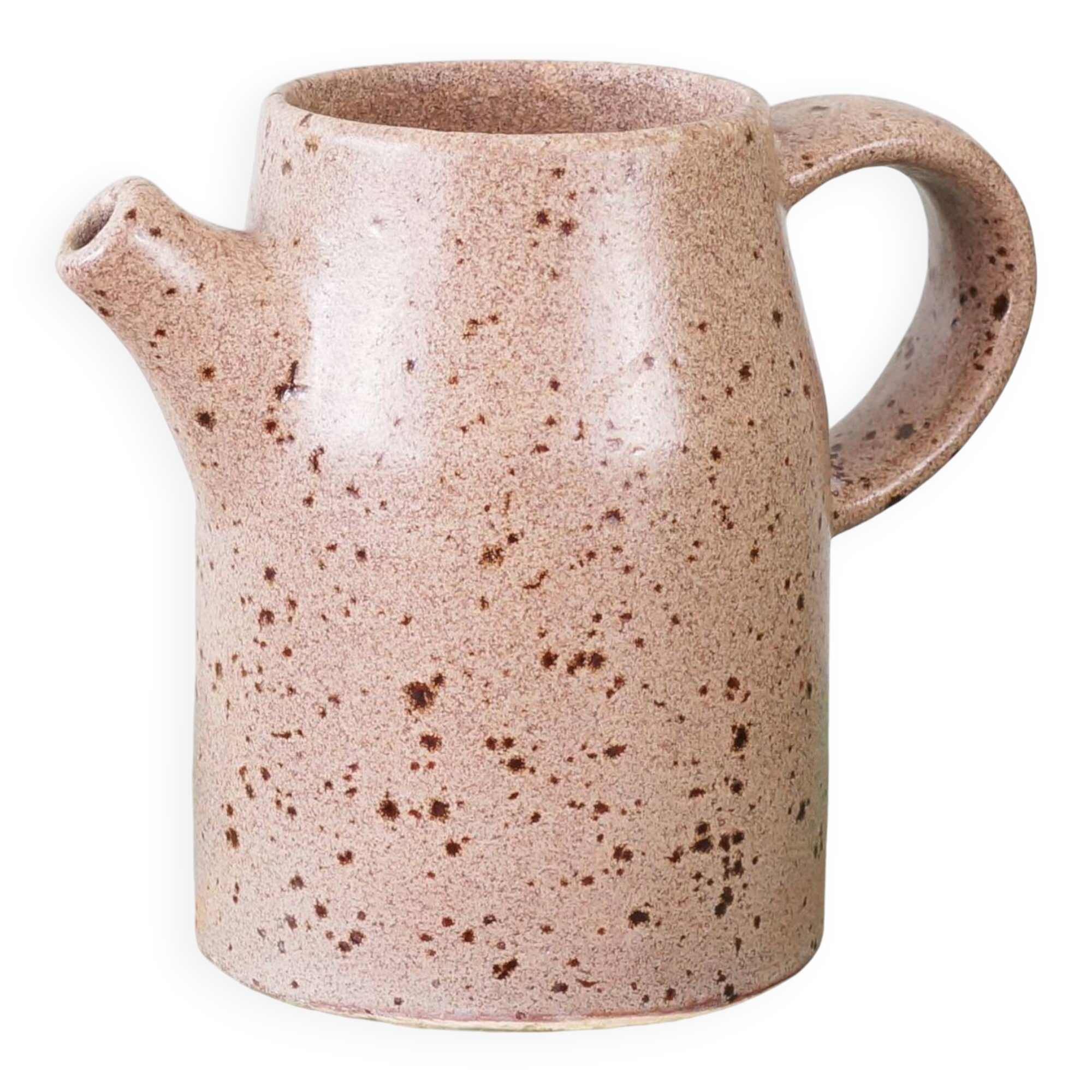 Pyrite sandstone pitcher stamped "Roman", 70s