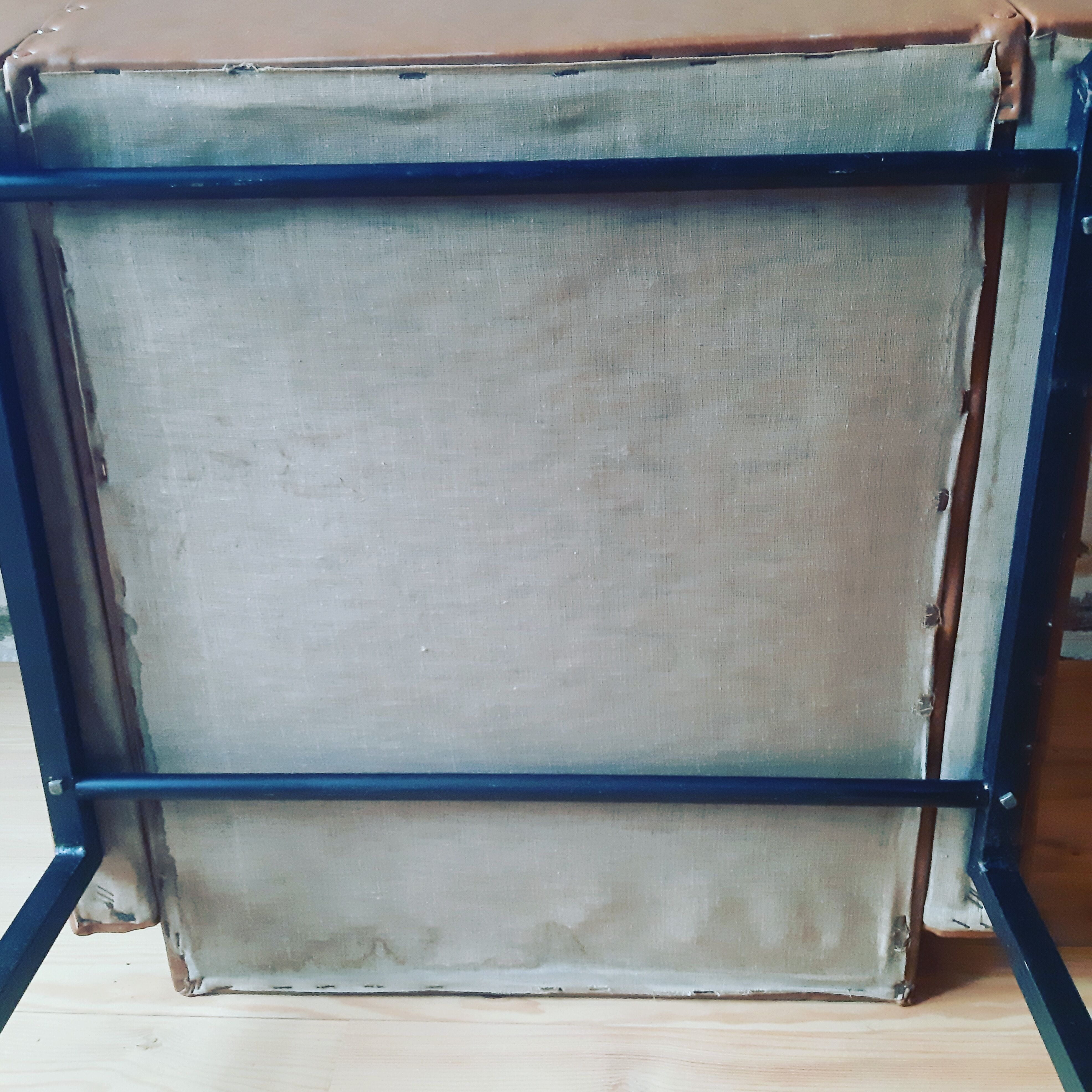 Armchair in leatherette of the 1960s