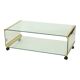 Italian Glass Coffee Table Gallotti & Radice Vintage Design 100cm