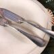 Christofle covered fish 6 forks 6 silver metal knives