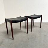 Set of Møller 80A stools, 1960s