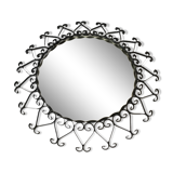 Wrought iron mirror