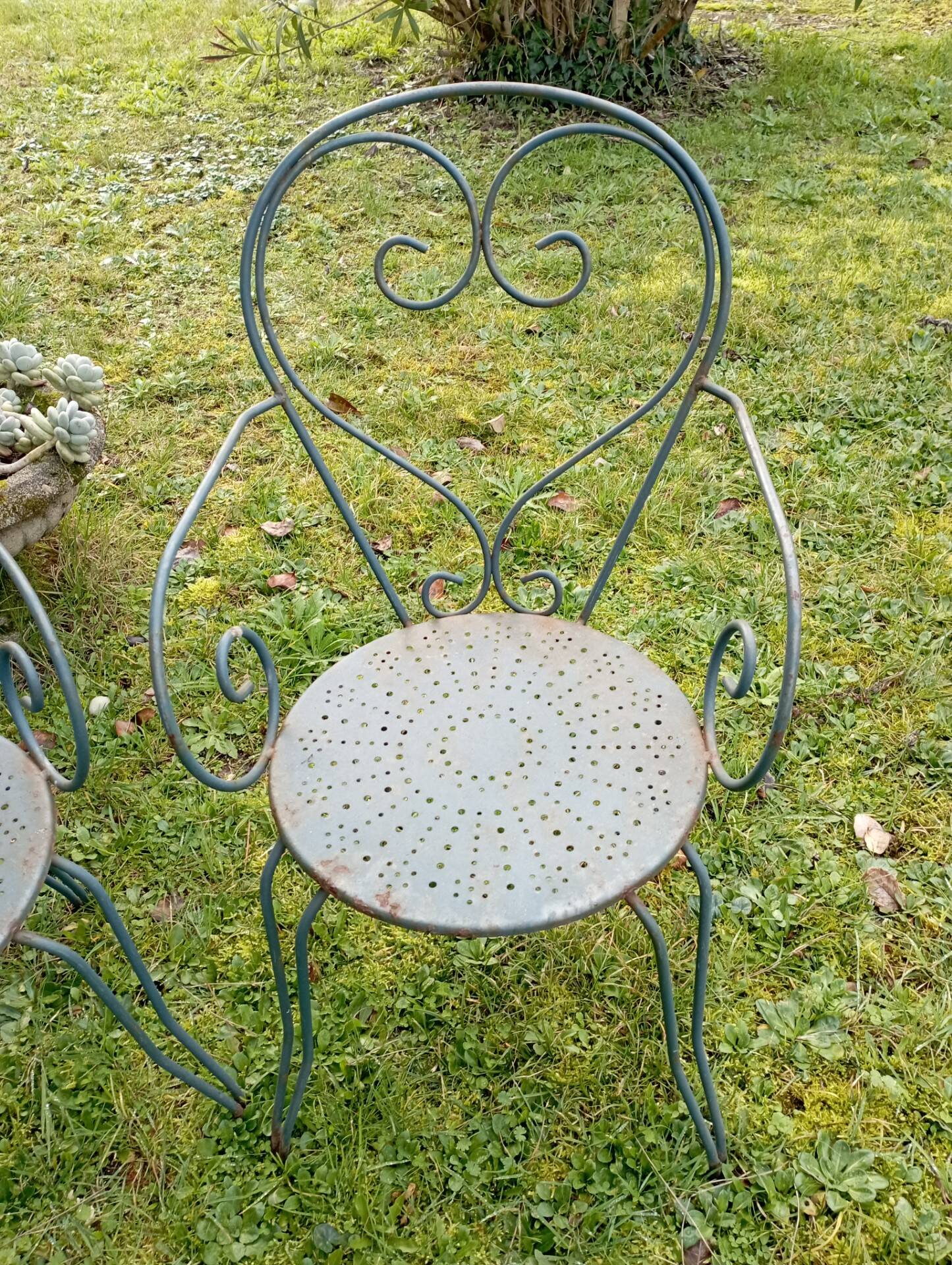 Old garden chairs