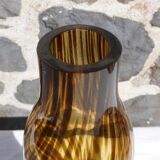 Murano turtleshell glass vase