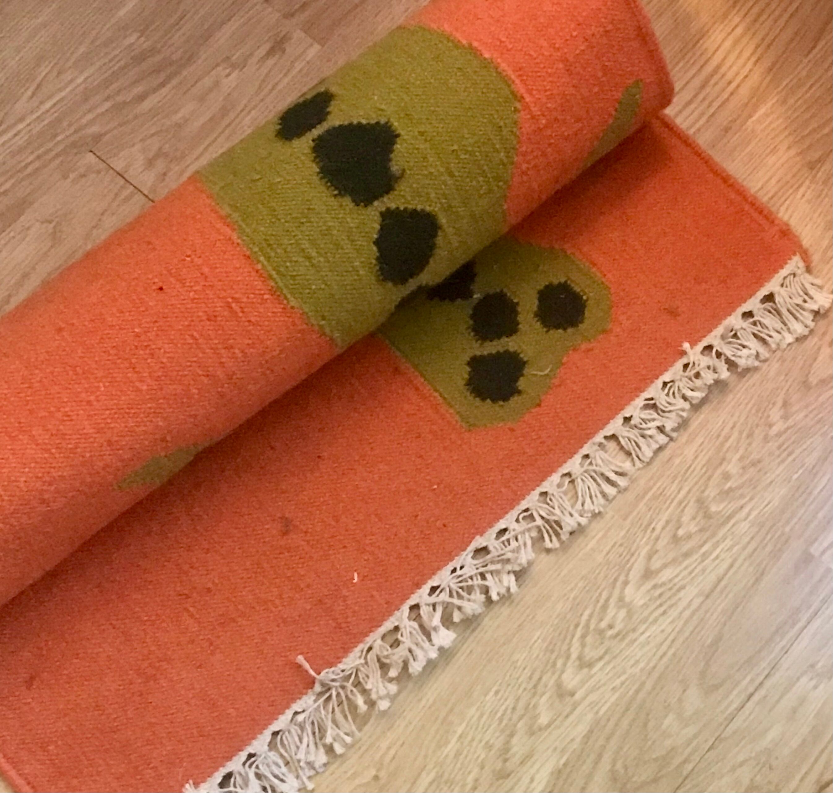 Crocodile runner rug, 180x60 cm