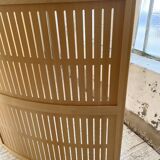 Large curved beech screen from the 80s