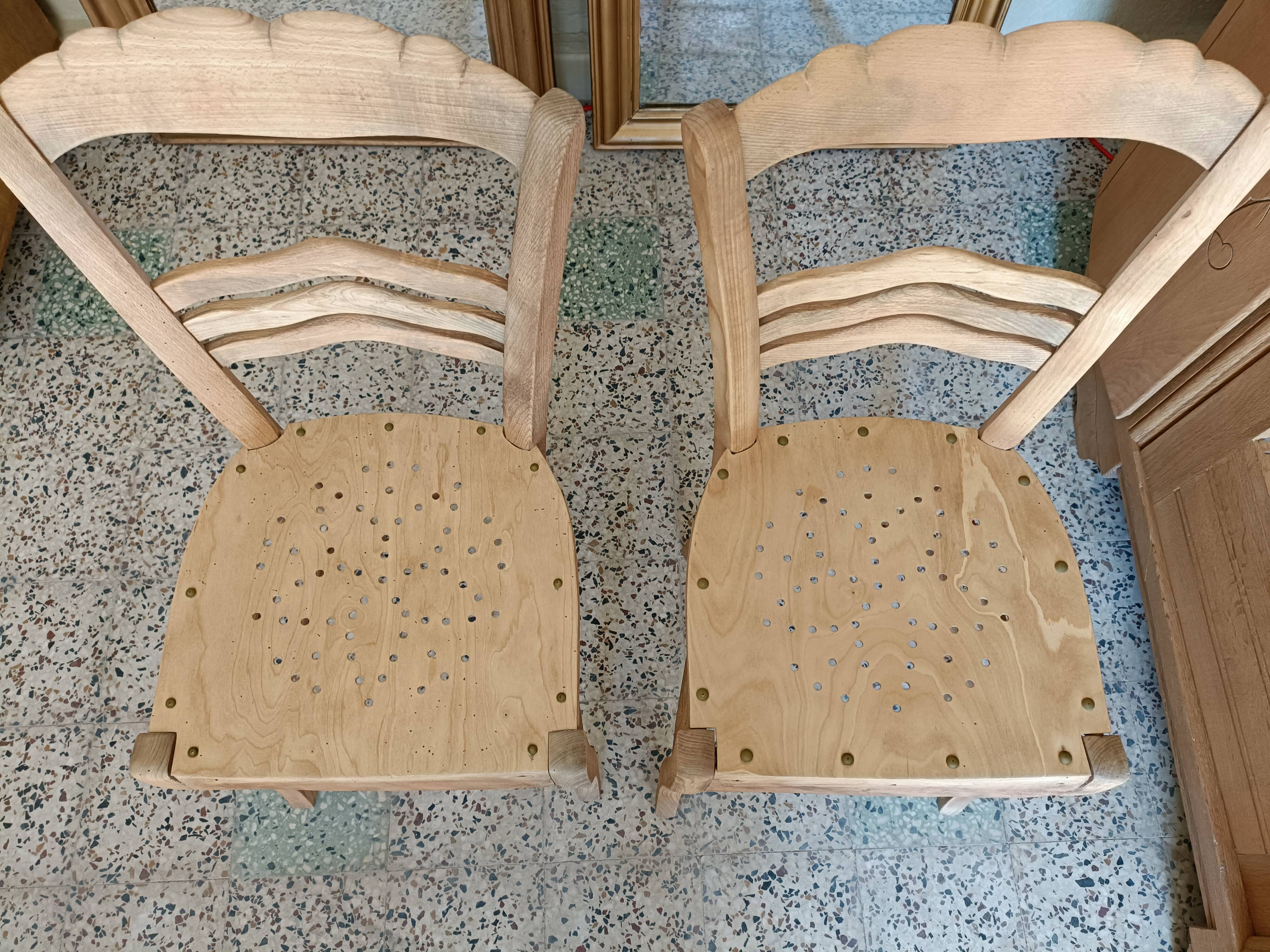 Renovated wooden chair