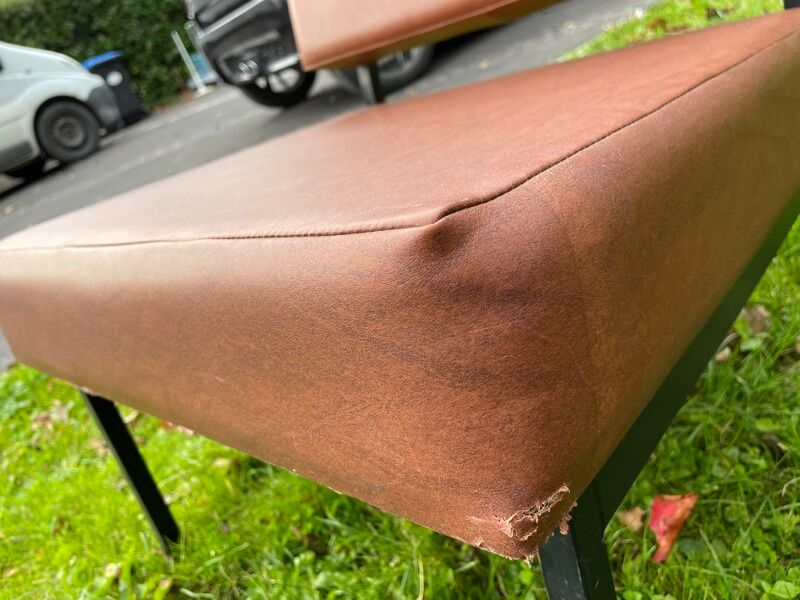 Vintage drivers, Armchair, Metalor French manufacture set of 4