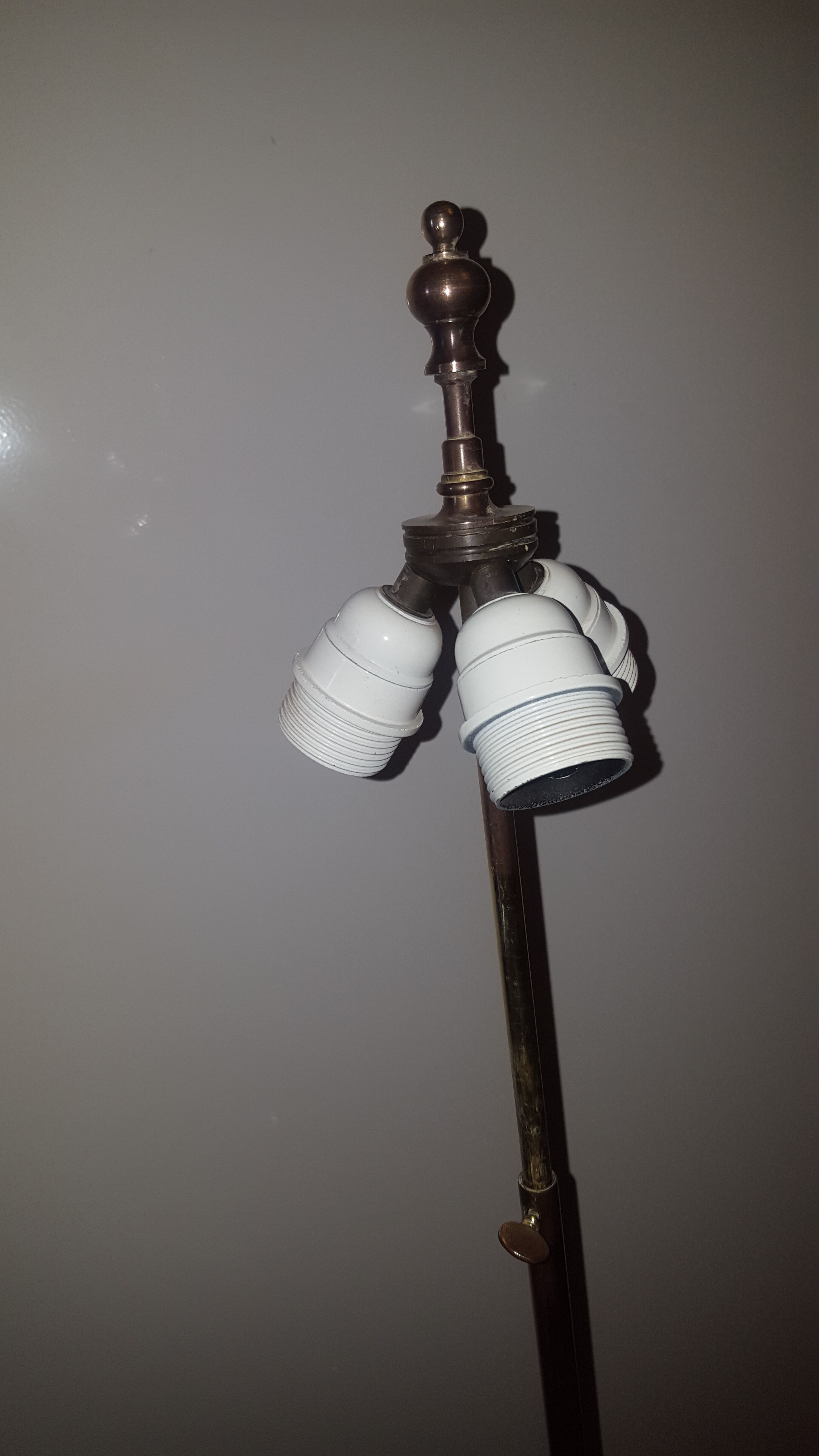 Lampadaire en céramique avec abat jour , Jacques Molin