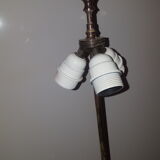 Ceramic lamppost with lampshade, Jacques Molin