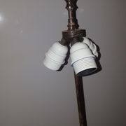 Ceramic lamppost with lampshade, Jacques Molin