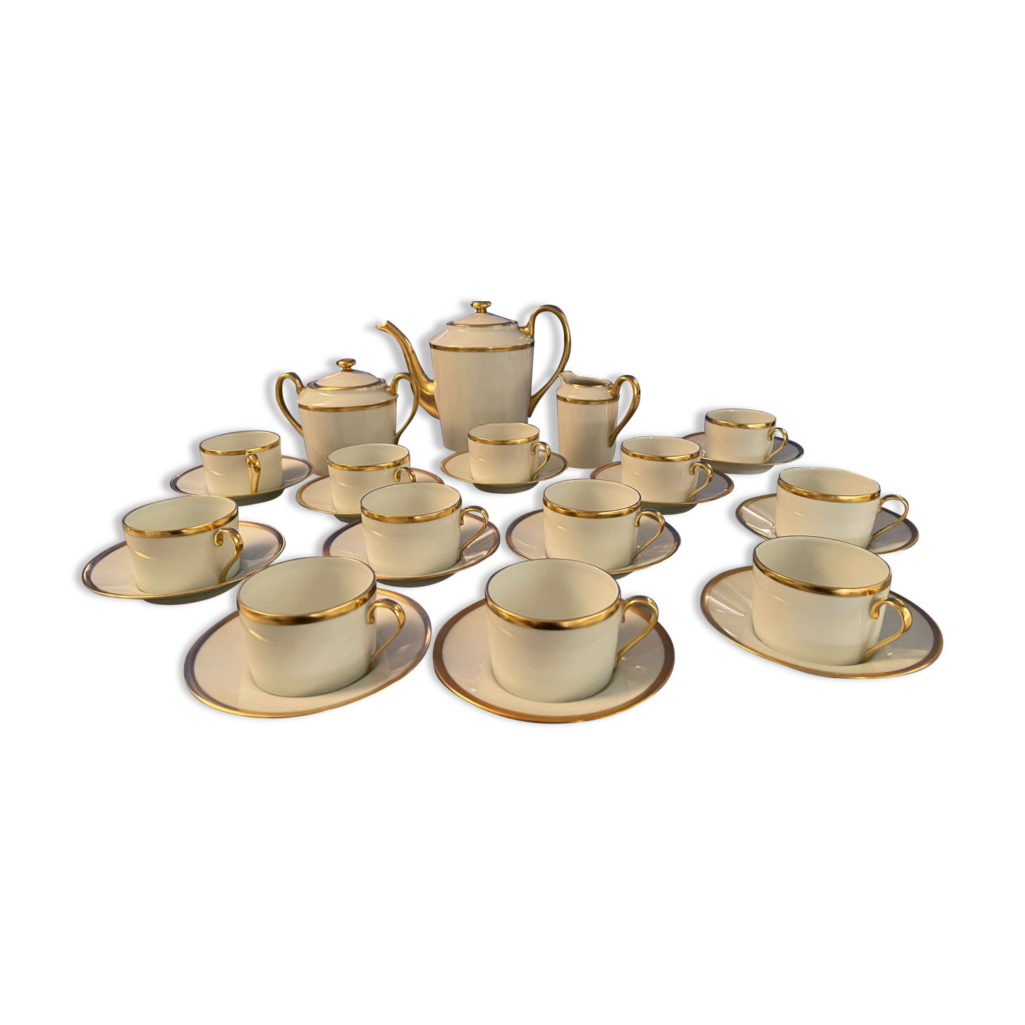 Coffee service - former royal factory limoges