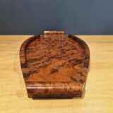 Office organiser / Wooden thuya catchall