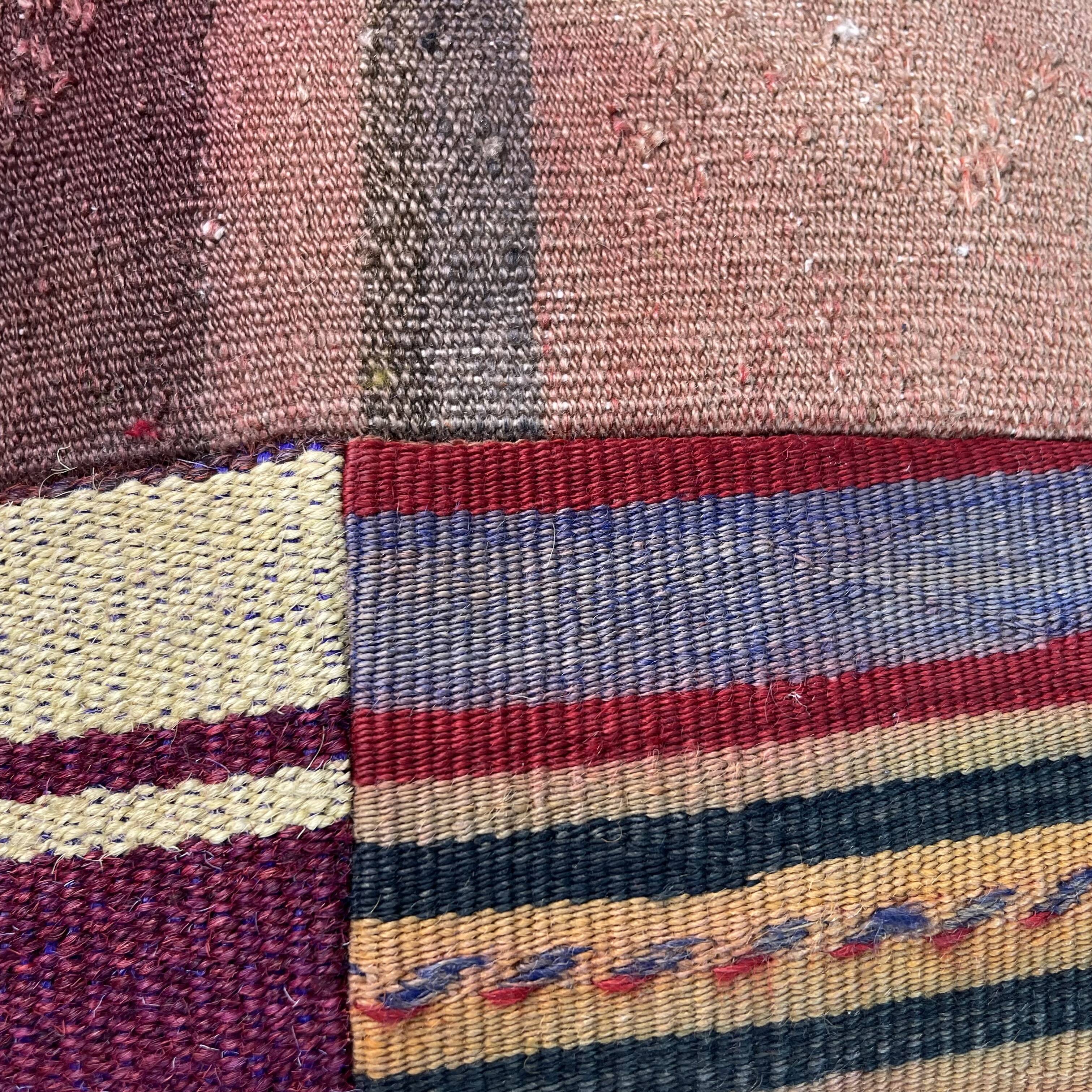 Housse de coussin kilim turc vintage, 40 x 40 cm