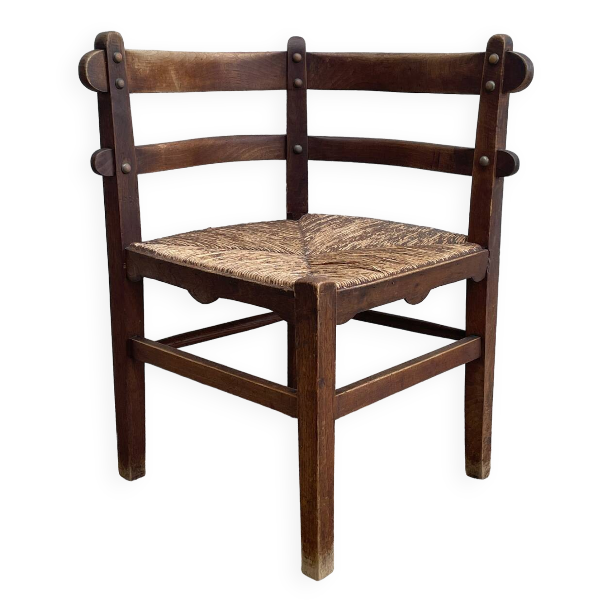 Vintage corner armchair